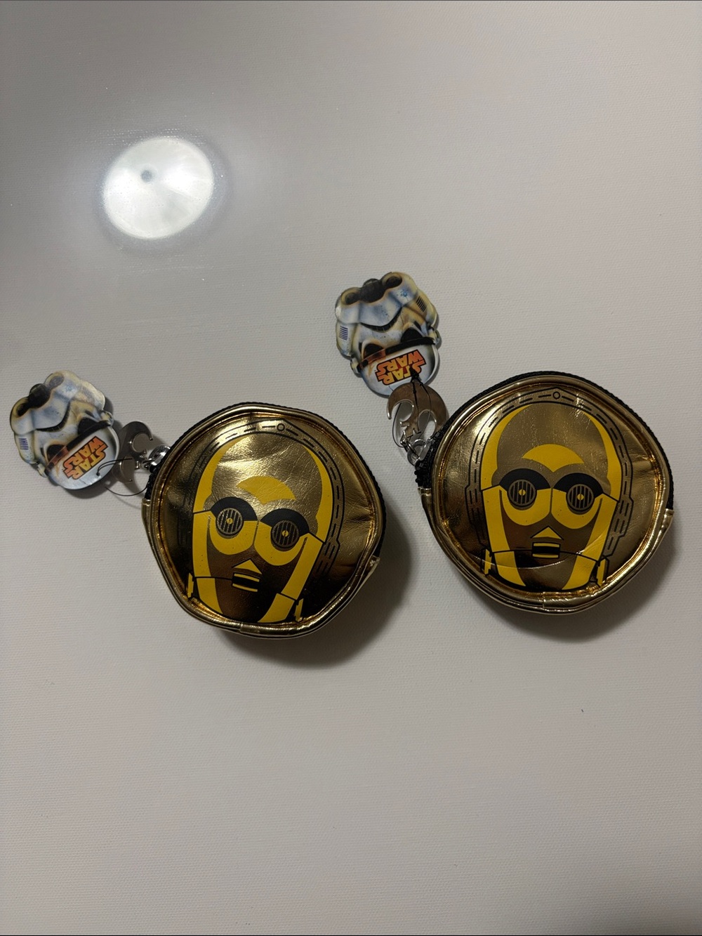 Disney Gold and Yellow C-3PO Themed Earbud Headphones